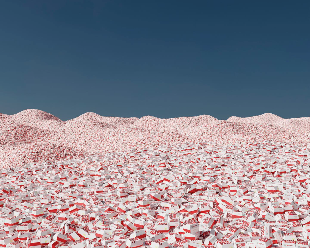A Landscape made entirely out of Big Macs