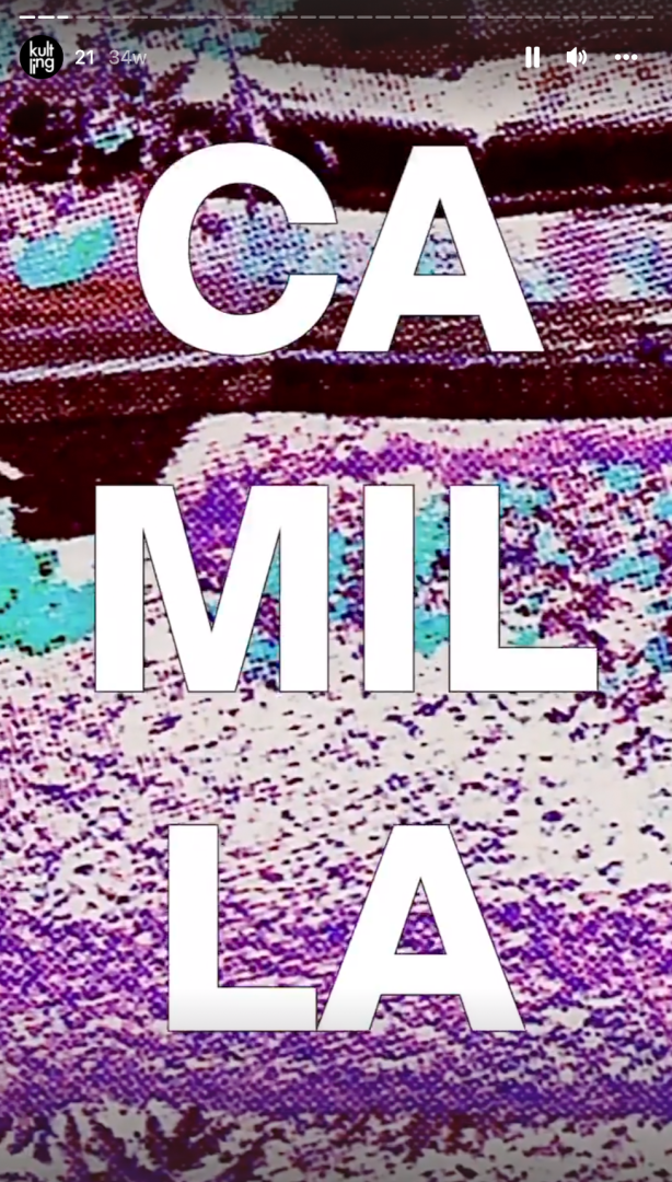 Instagram story for Kultling Festival 2021