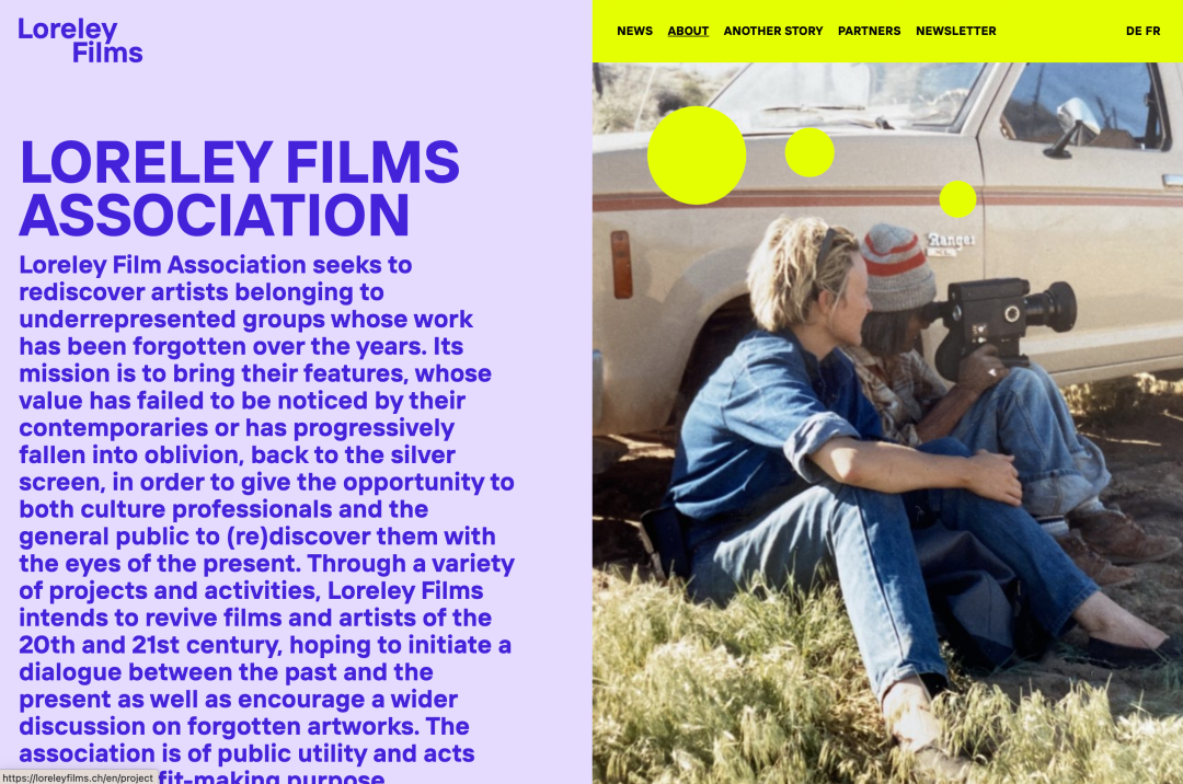 Screenshot of loreleyfilms.ch